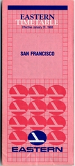 Image: timetable: Eastern Air Lines, San Francisco