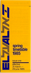Image: timetable: El Al Israel Air