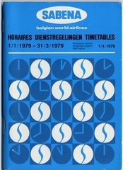 Image: timetable: Sabena Belgian World Airlines