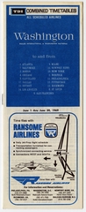 Image: combined timetable: Washington flights