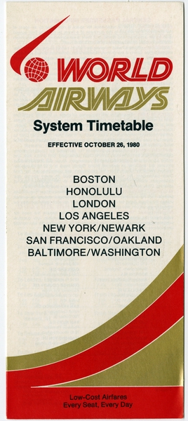 Image: timetable: World Airways