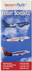 Image: timetable: Western Pacific Airlines
