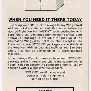 Image #3: timetable: Wings West Airlines
