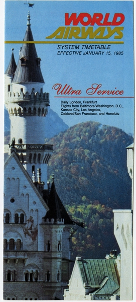 Image: timetable: World Airways, System timetable