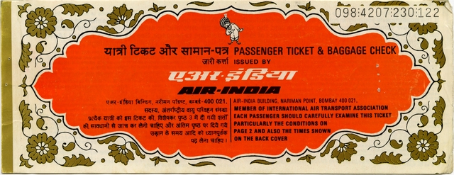 Ticket: Air India