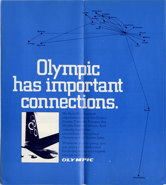 Image: timetable: Olympic Airways, winter schedule
