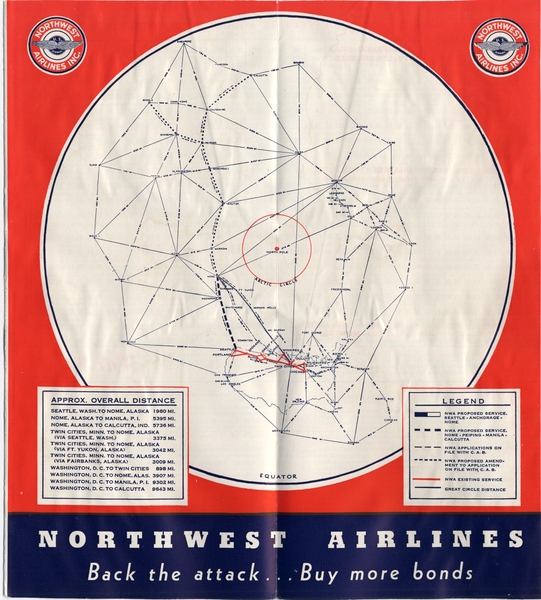 Image: timetable: Northwest Airlines