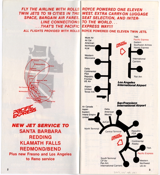 Image: timetable: Pacific Express