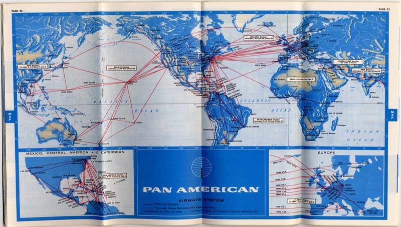 Image: timetable: Pan American World Airways