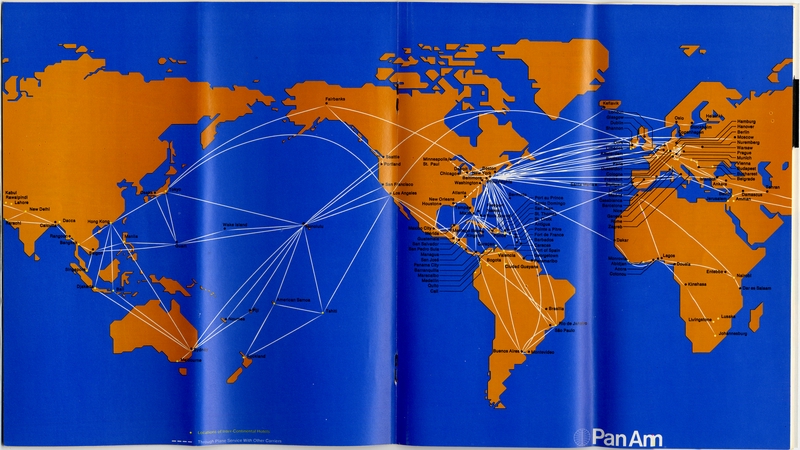 Image: timetable: Pan American World Airways
