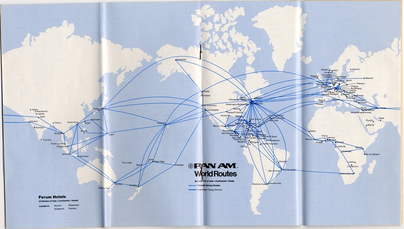 Image: timetable: Pan American World Airways