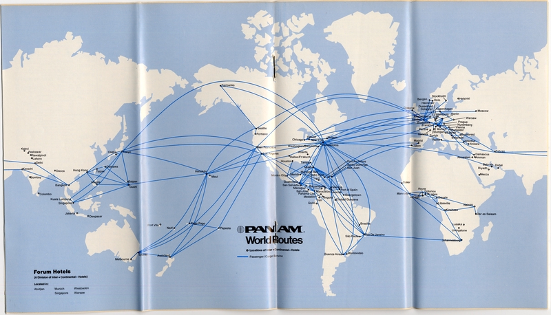 Image: timetable: Pan American World Airways