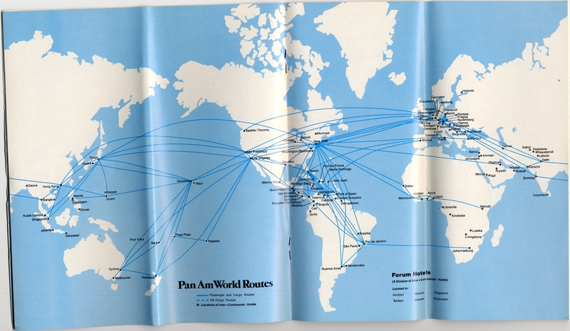 Image: timetable: Pan American World Airways