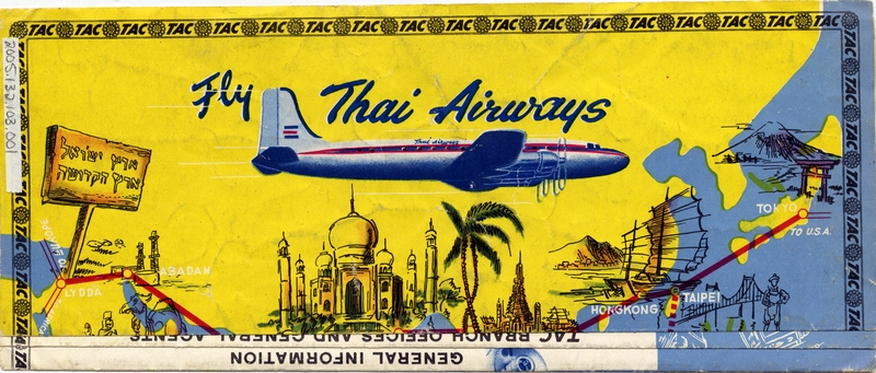 Image: timetable: TAC (Thai Airways)
