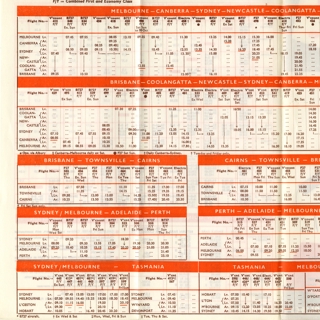 Image #2: timetable: Trans Australia Airlines (TAA)