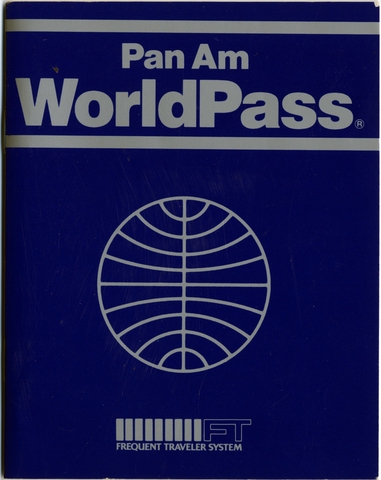 Mileage program: Pan American Worldpass Frequent Flyer Membership Booklet