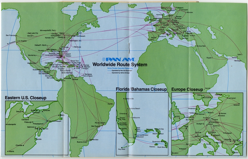 Image: timetable: Pan American World Airways