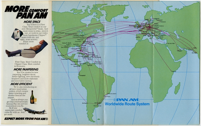 Image: timetable: Pan American World Airways