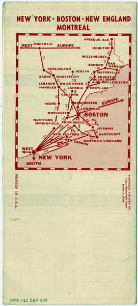 Image: timetable: Northeast Airlines
