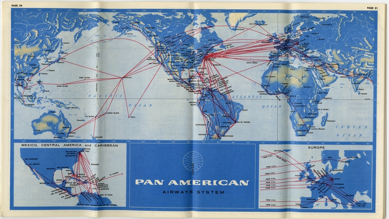 Image: timetable: Pan American World Airways