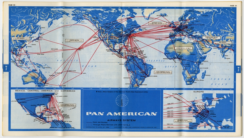 Image: timetable: Pan American World Airways