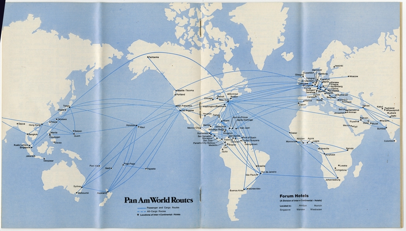 Image: timetable: Pan American World Airways