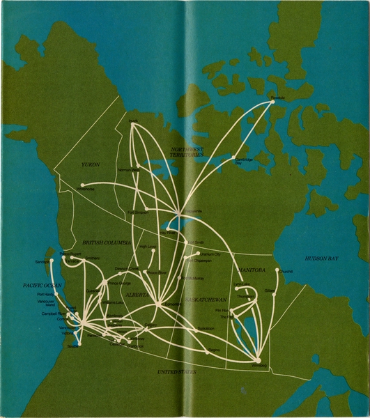 Image: timetable: Pacific Western Airlines (PWA)