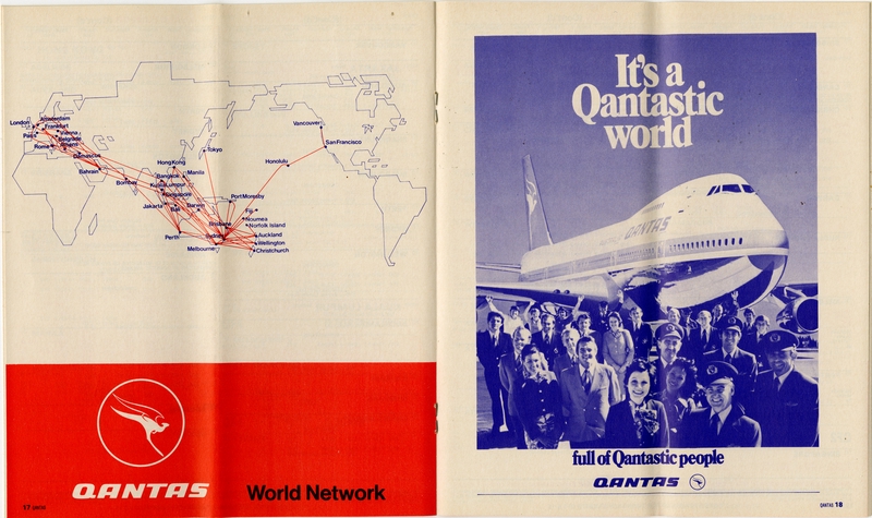 Image: timetable: Qantas Airways