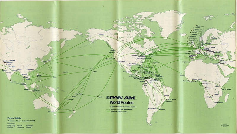 Image: timetable: Pan American World Airways