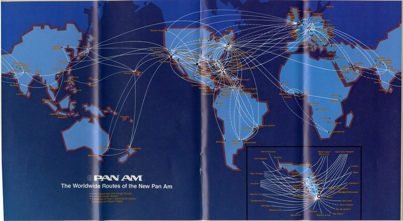 Image: timetable: Pan American World Airways