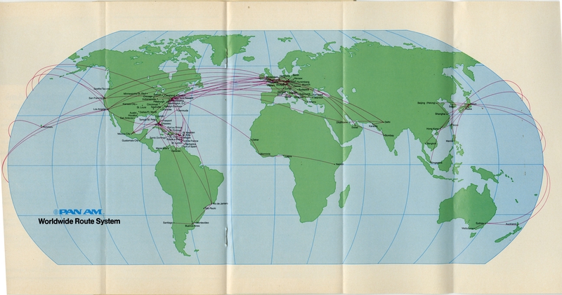 Image: timetable: Pan American World Airways