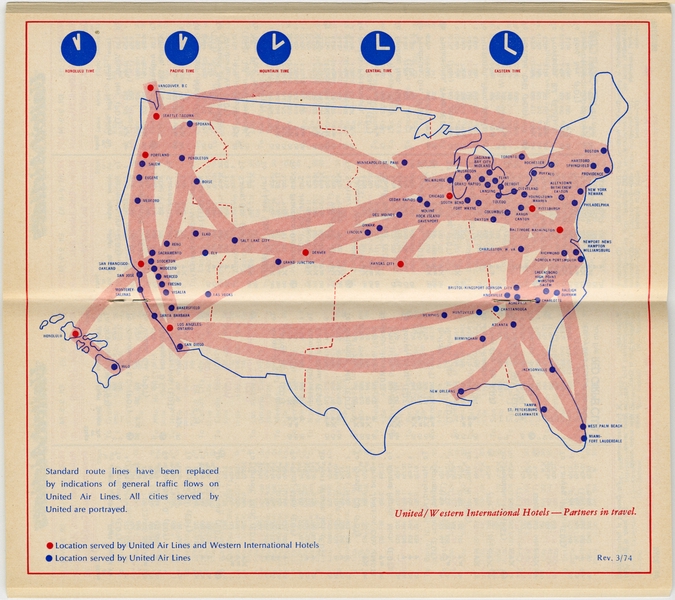 Image: timetable: United Airlines