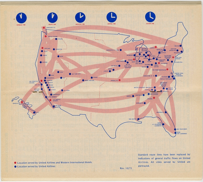 Image: timetable: United Airlines