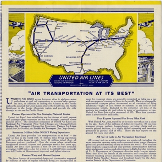 Image #2: timetable: United Air Lines, Boeing 80A