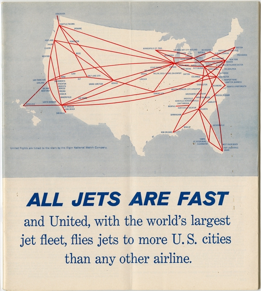 Image: timetable: United Air Lines