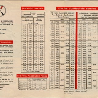 Image #3: timetable: SFO Helicopter Airlines