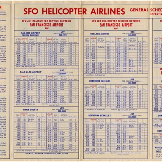 Image #3: timetable: SFO Helicopter Airlines