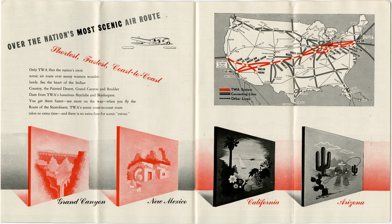 Image: timetable: Transcontinental & Western Air (TWA)