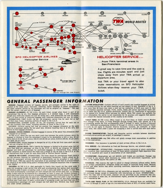 Image: timetable: TWA (Trans World Airlines)
