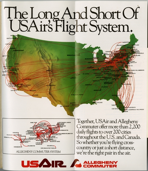 Image: timetable: USAir
