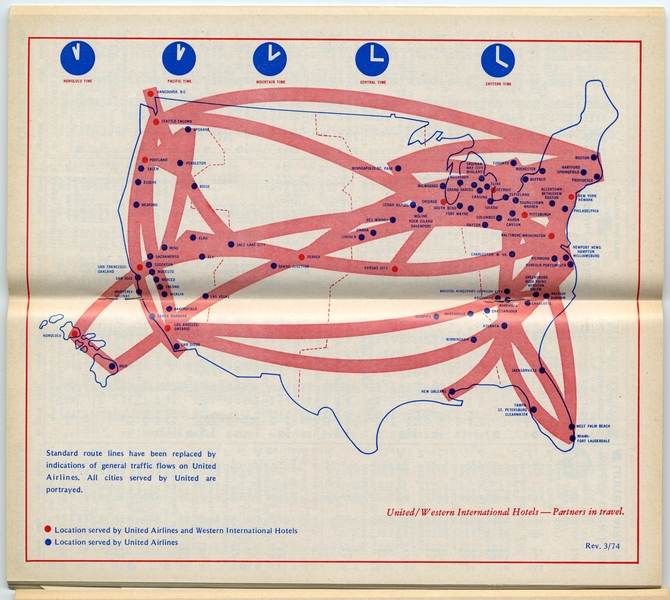 Image: timetable: United Airlines