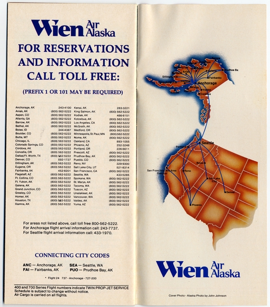 Image: timetable: Wien Air Alaska