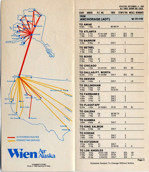 Image: timetable: Wien Air Alaska