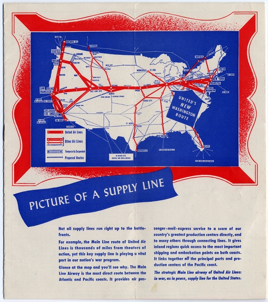 Image: timetable: United Air Lines