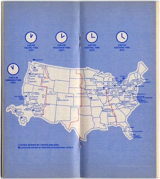 Image: timetable: United Airlines