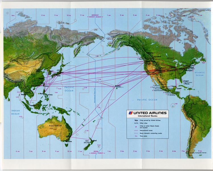 Image: timetable: United Airlines