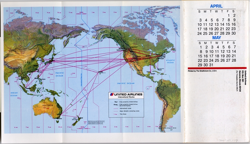 Image: timetable: United Airlines