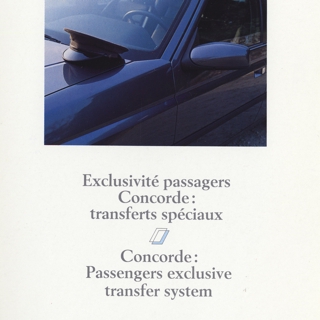 Image #5: flight information packet: Air France, Concorde