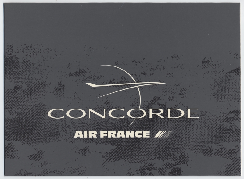 Image: flight information packet: Air France, Concorde