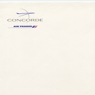 Image #10: flight information packet: Air France, Concorde